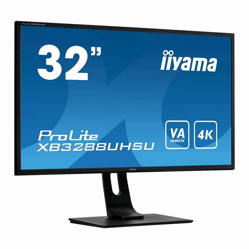 iiyama ProLite XB3288UHSU 32" 4K Ultra HD 10-Bit VA Open Box Monitor with Speakers